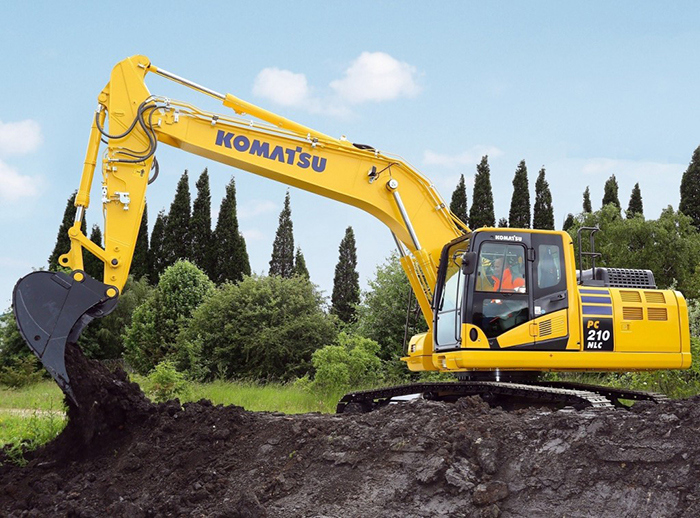 小松挖掘機行走無力怎么維修